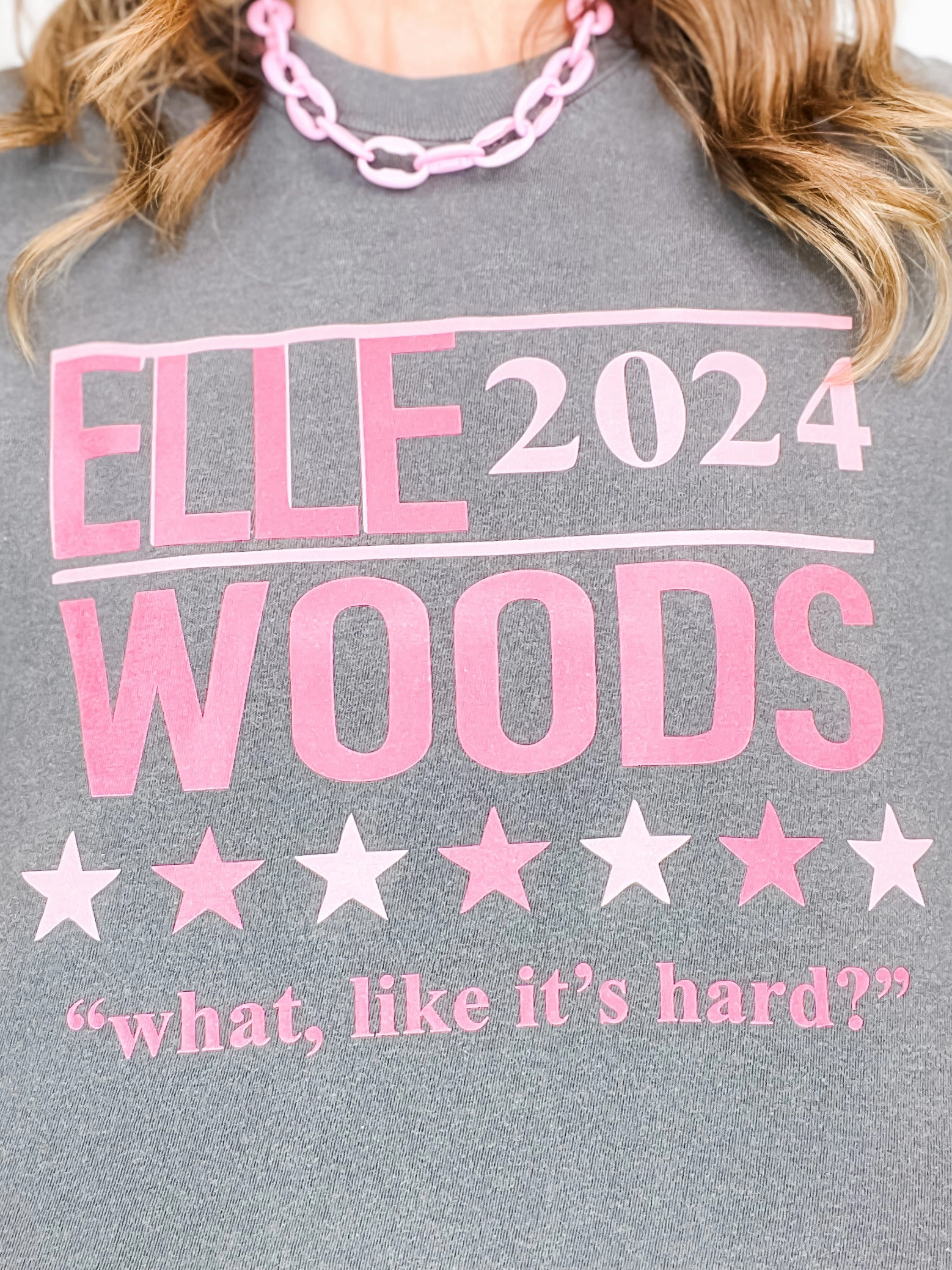 Yarn Dye Stripe Organic Cotton Blend "What Like it's Hard?" Presidential Graphic Tee