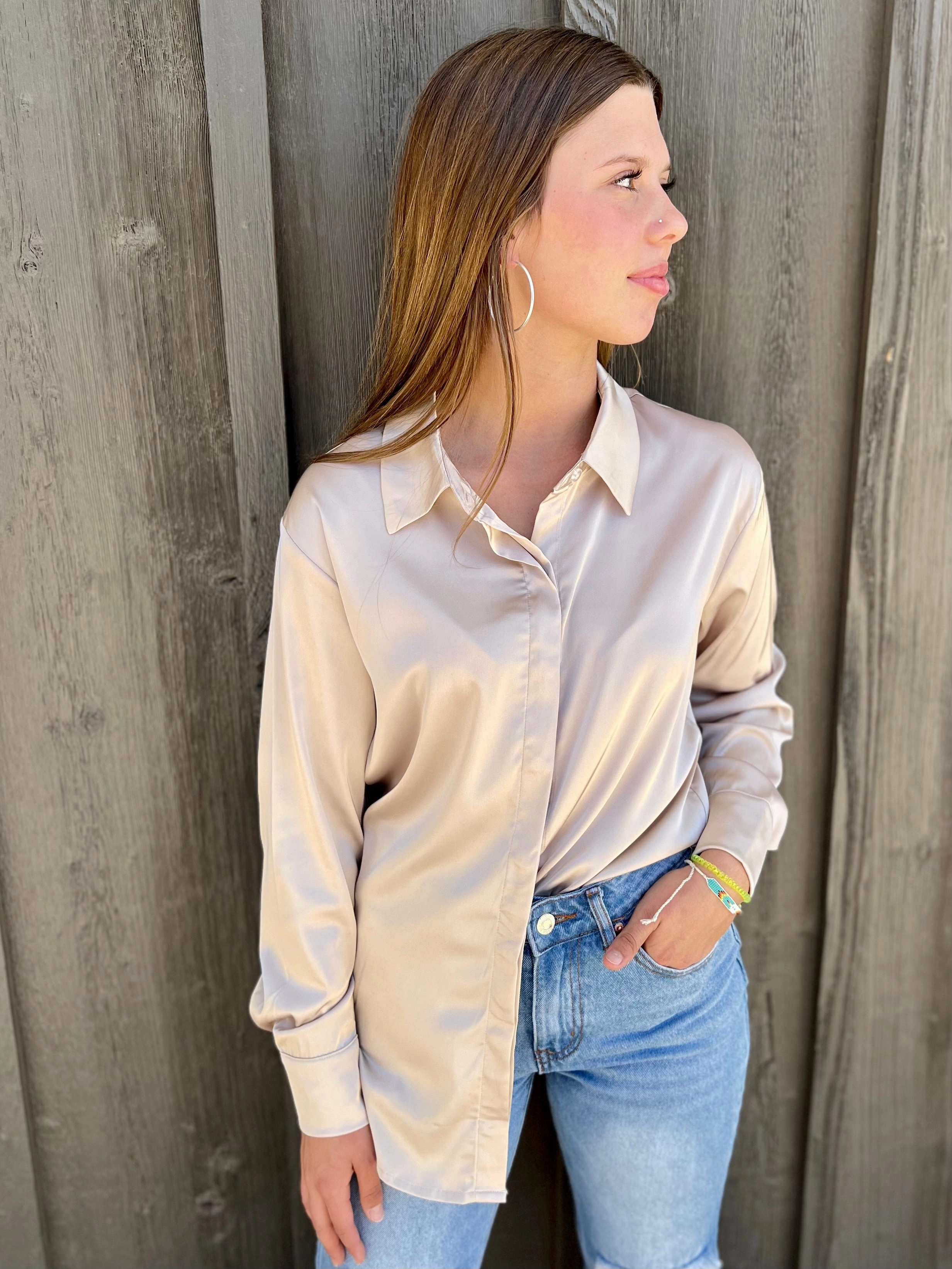 Bluesign Approved Material Anti Pilling Technology Smooth As Silk Top