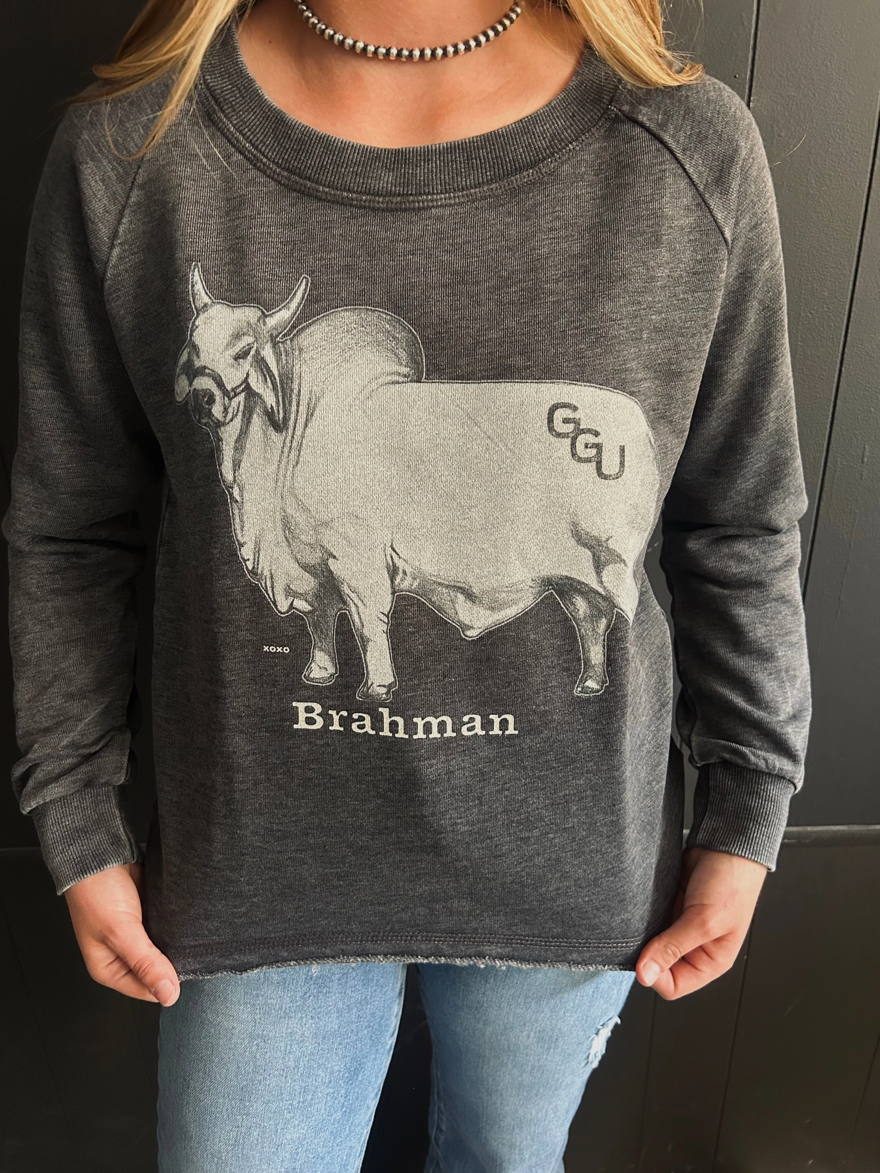 Quick Dry Technology Sporty Tee GGU Mineral Washed Black Brahman Sweatshirt