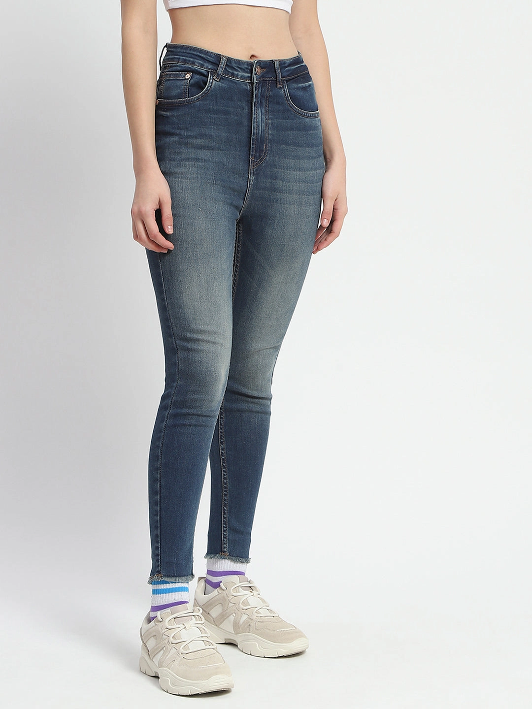 Madame Whiskered Stone Wash Green Tinted Cotton Denim Sustainable Weekend Getaway Morning Stroll Outdoor Adventure Date Night