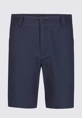 All Day Wear Hadrian Men's Flat Front Shorts, Midnight Blue - BM24266