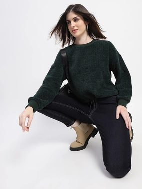 Madame Elastic Pull Drawstring Bottle Green Top Moisture Control Lining FourWay Stretch