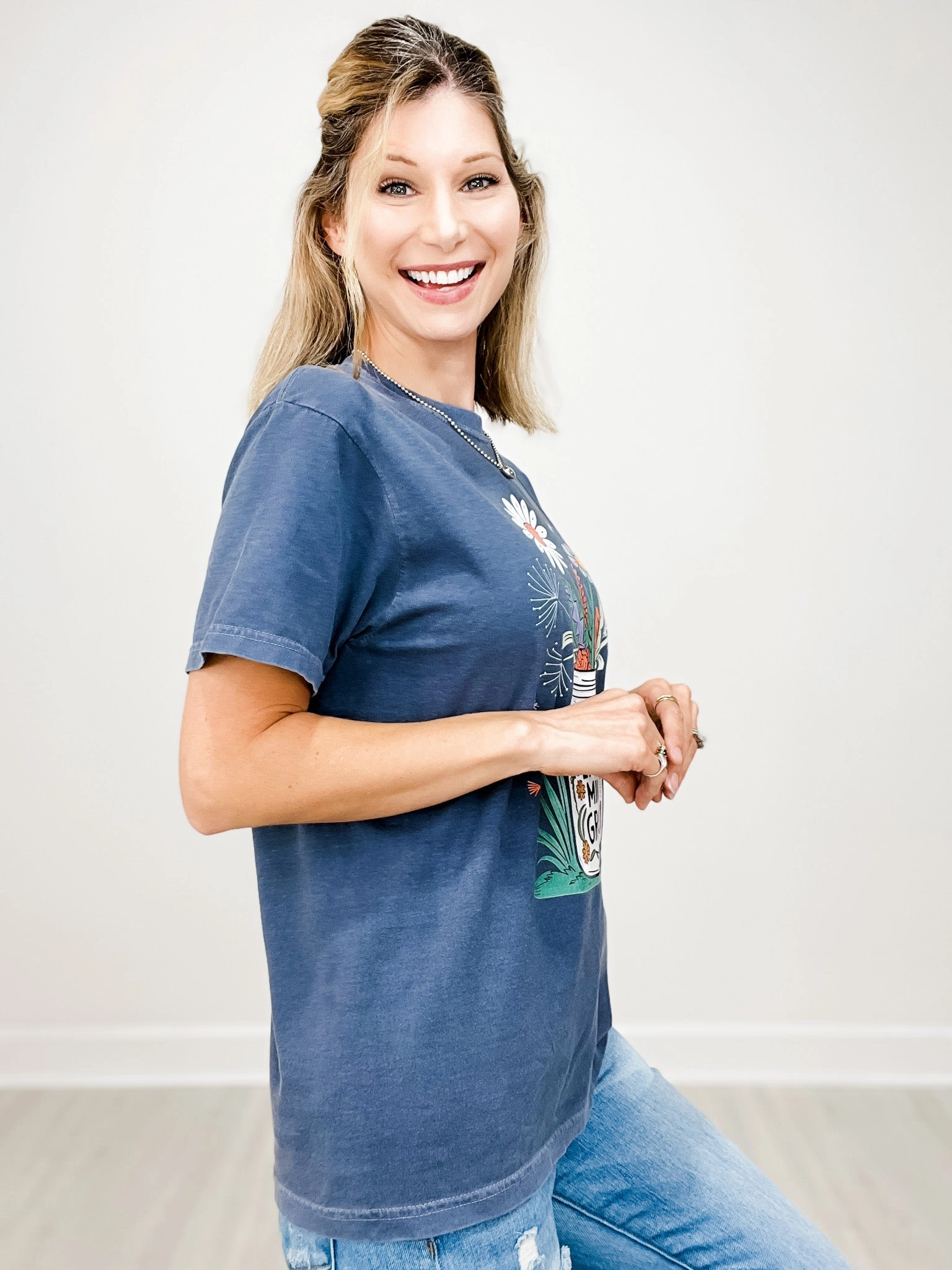 Helping Little Minds Grow Graphic Tee NoTagLabel HighDurabilityWeave