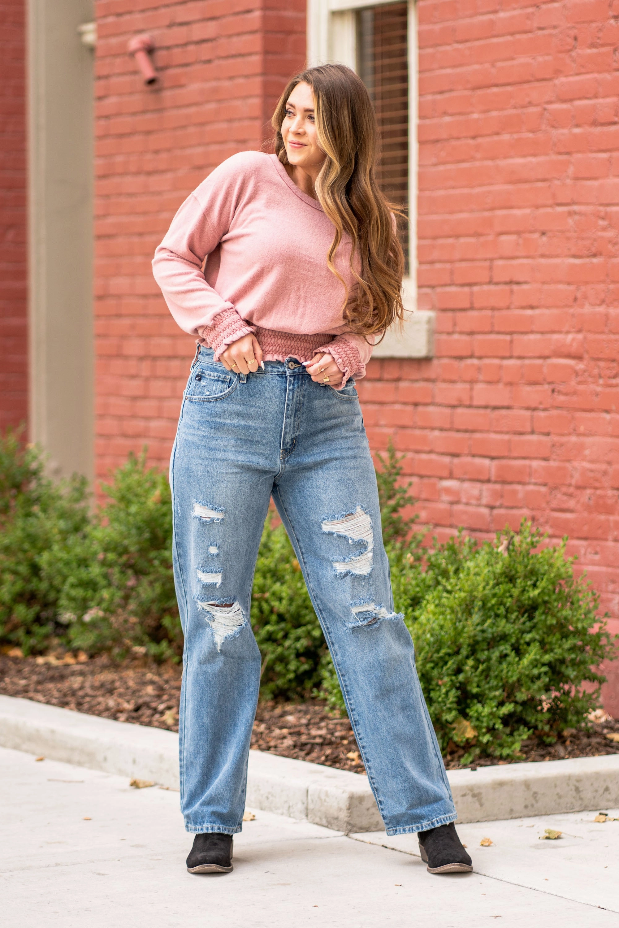 Multi Pocket Utility Organic Cotton Henderson High Rise 90's Baggy