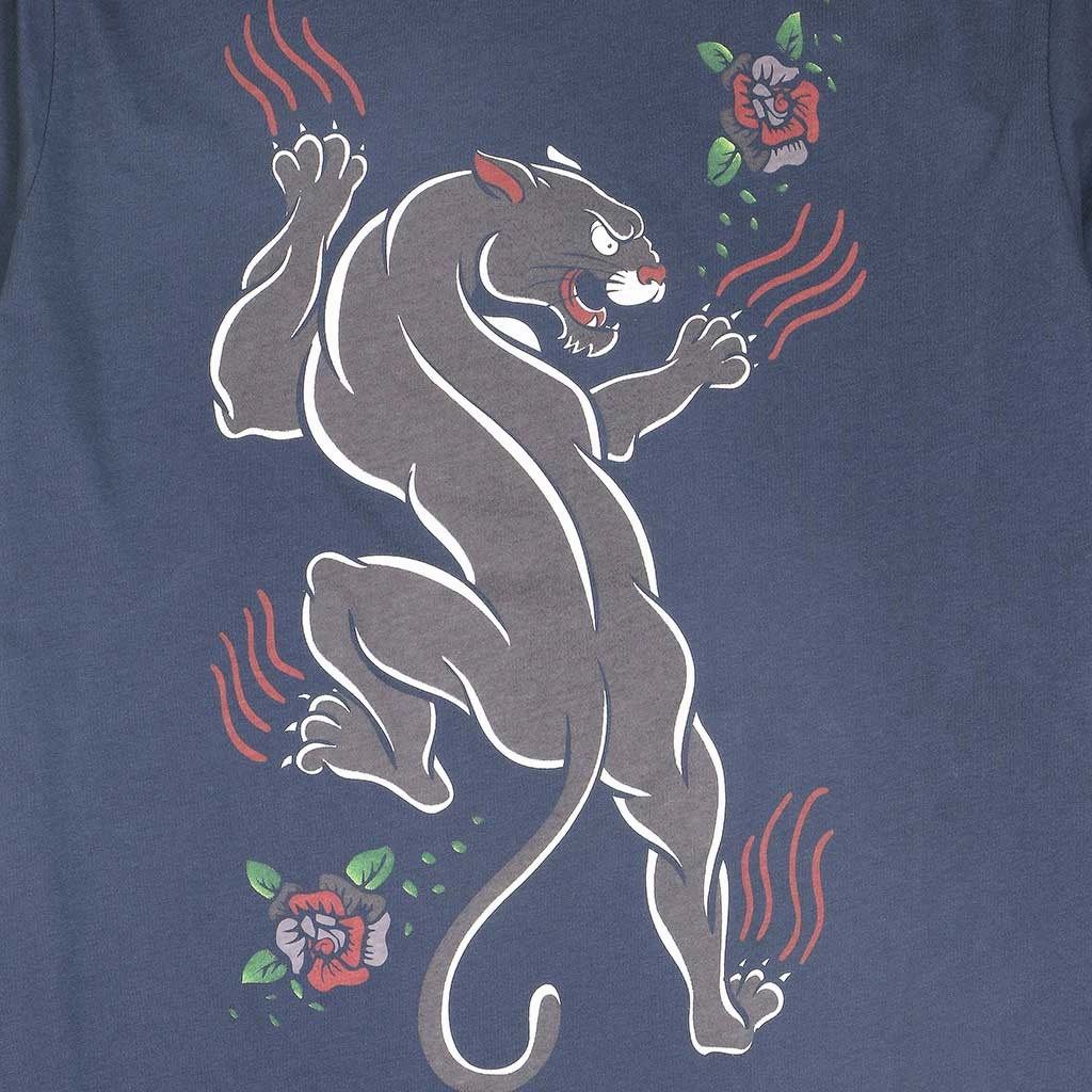 MoistureControl "PANTHER" Tee - Dark Slate Blue #4405