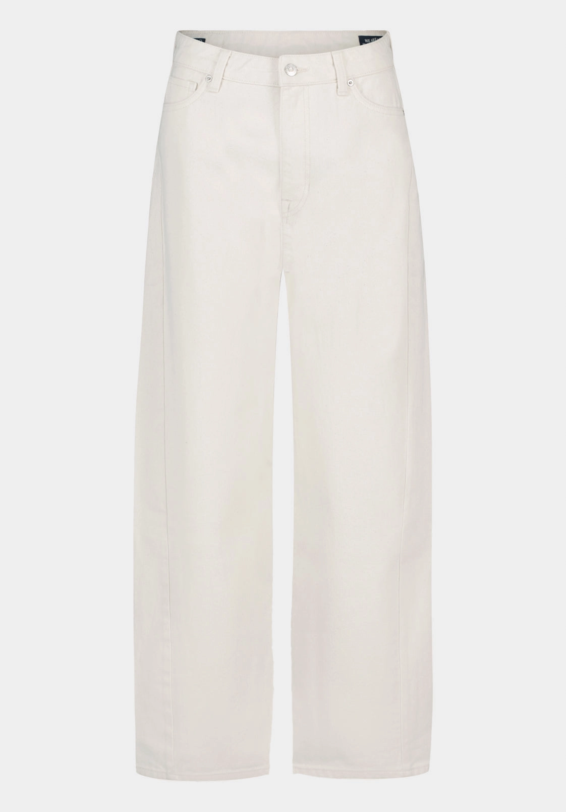 High Rise Barrel Barbara Women's Pants, Ecru - BL16152 Everyday Style