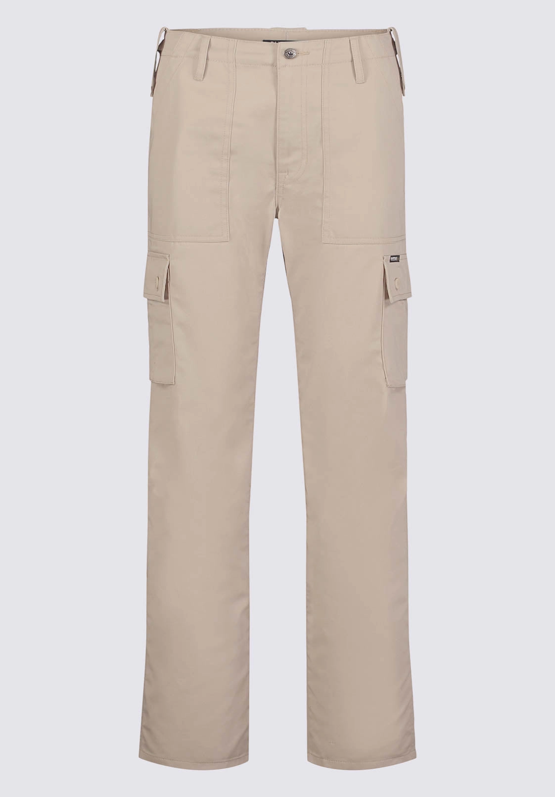 Soft Material High Rise Loose Straight Jane Women's Pants, Beige - BL15975