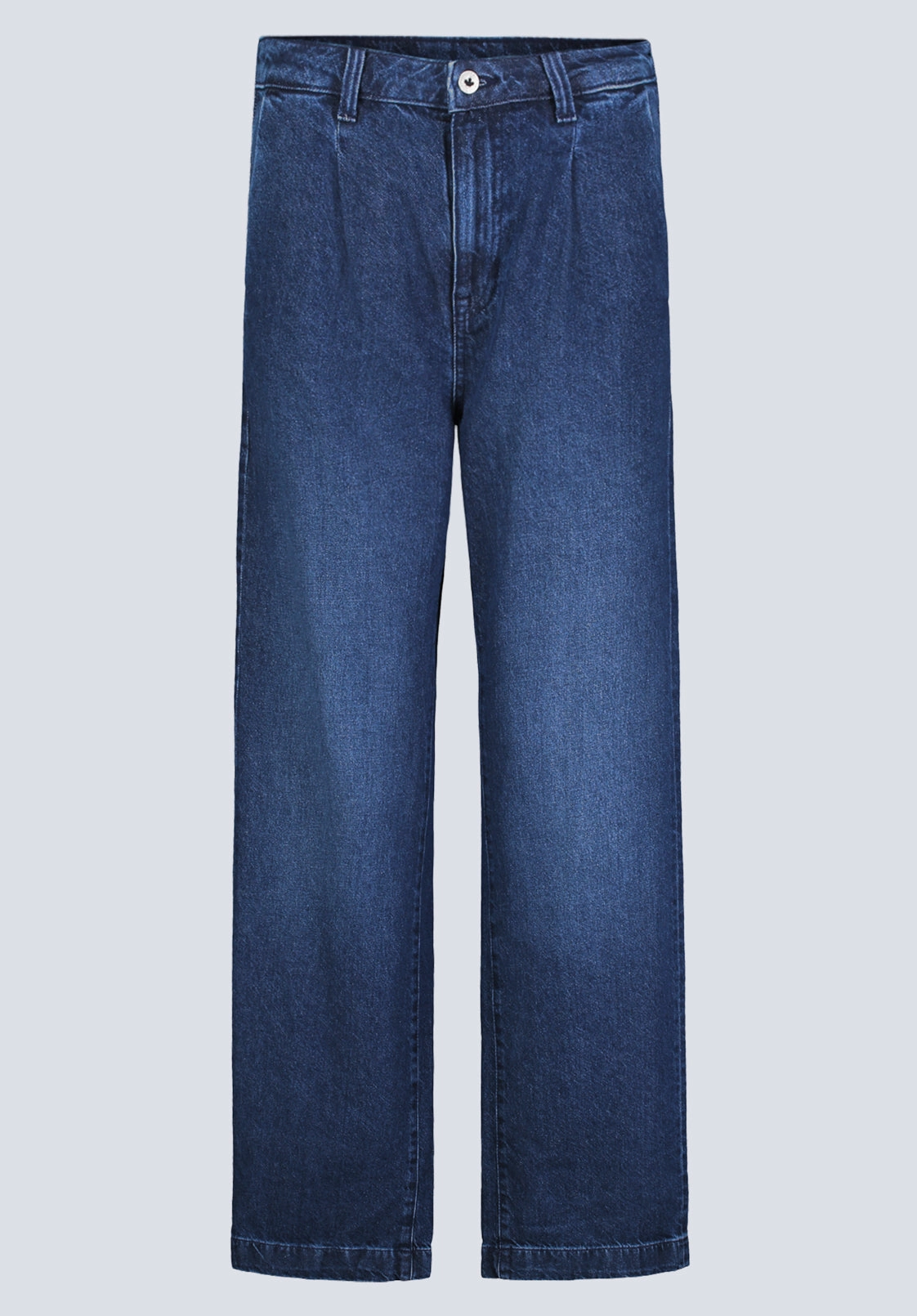 High Rise Wide Leg Addie Women's Jeans, Indigo Contrast - BL16002 Stylish Silhouette Easy Essentials