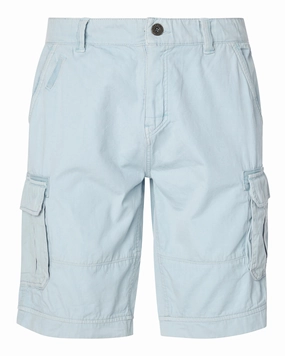 Hivibe Men's Stone Wash Shorts, Sky Blue - BM23590 Light Fit Wear