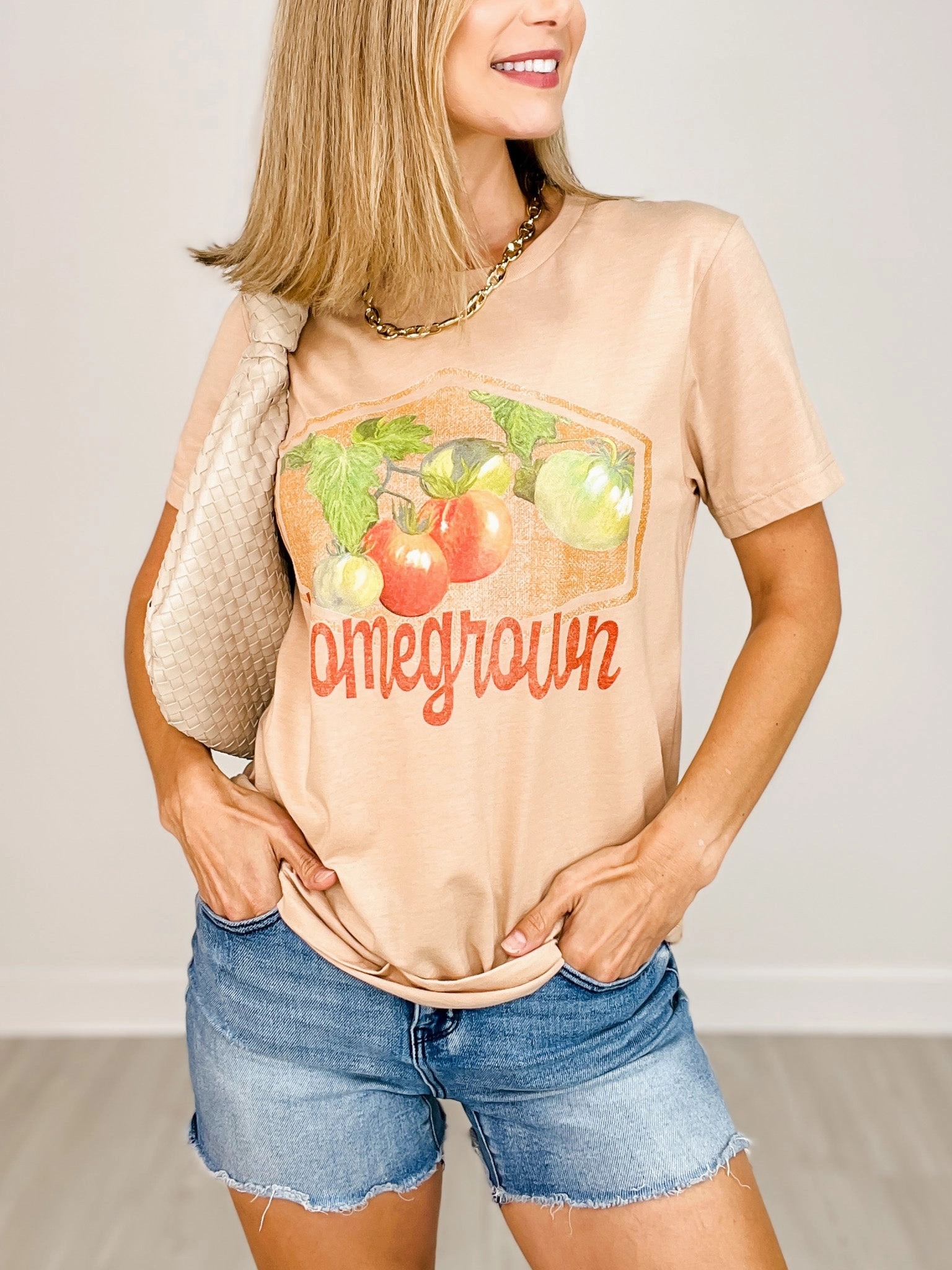 Homegrown Tomatoes Graphic Tee FlexFit Technology