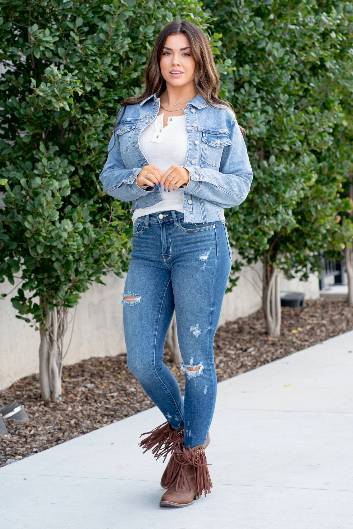 Balanced Wardrobe Howdy! Classic Fit Denim Jacket