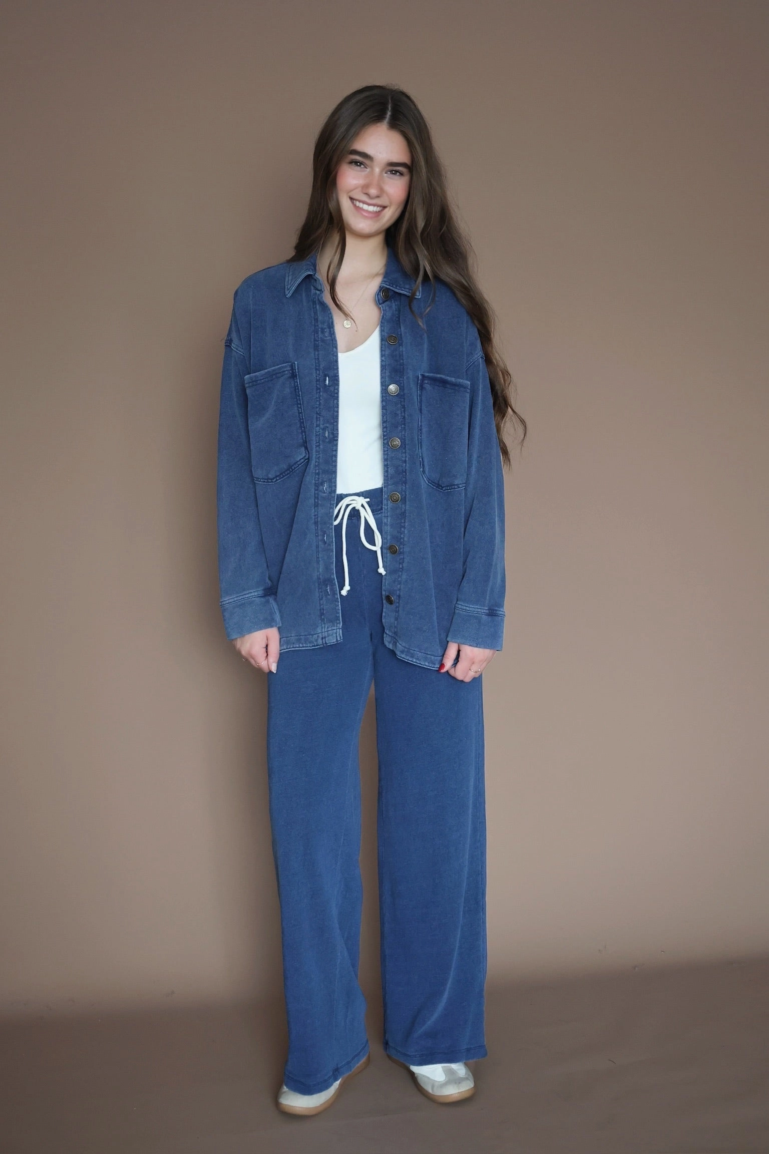 Heat Control Active Design Hunter Knit Denim Pant- Indigo