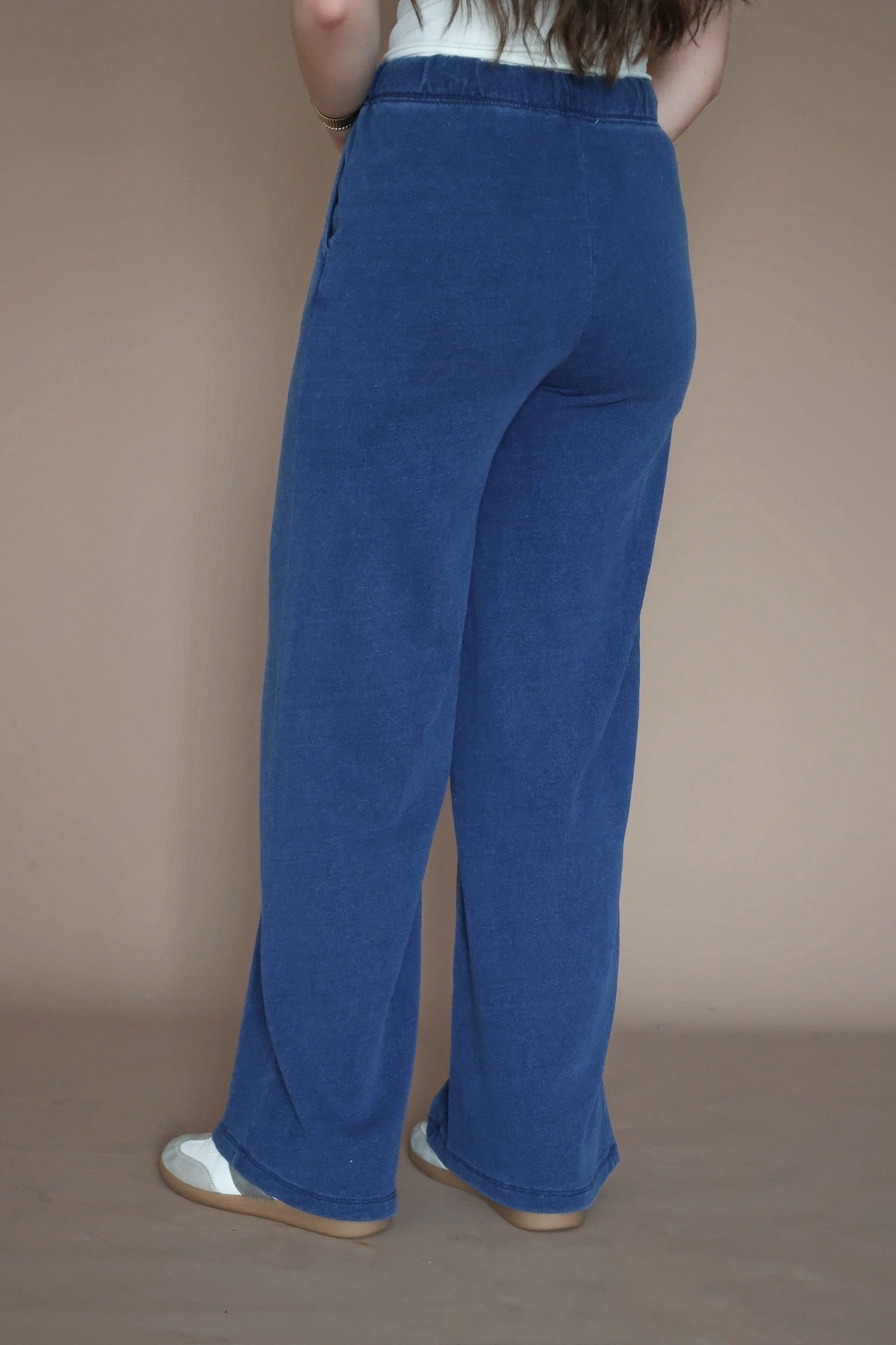 Easy Travel Formal Look Hunter Knit Denim Pant- Indigo