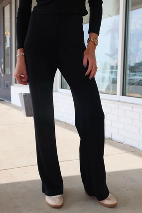Hustle Knit Wide Leg Pant Practical Style