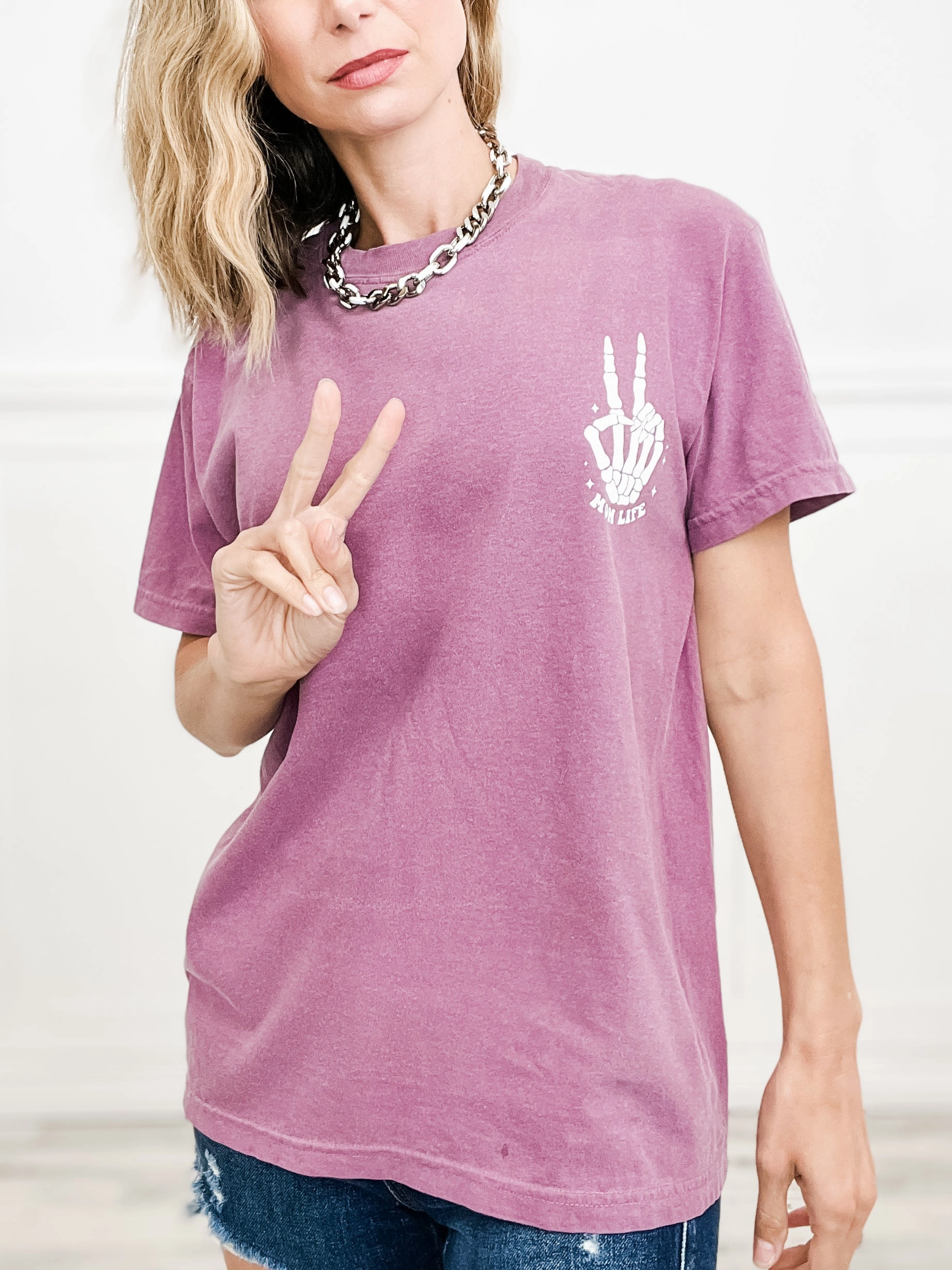 I Argue With Miniature Versions of Myself Graphic Tee Midweight Texture