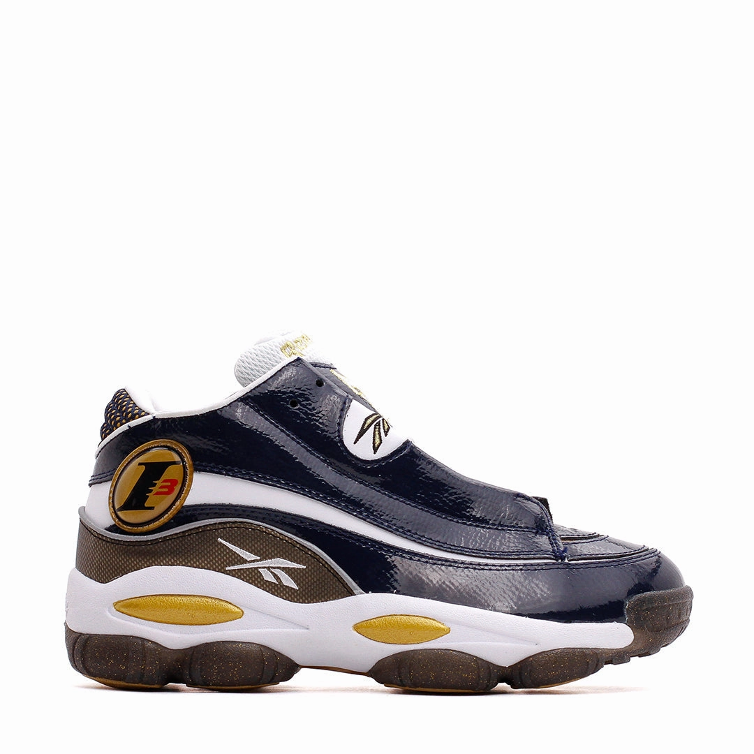 Reebok Classics Basketball Men The Answer DMX Allen Iverson Navy HR1061 Springy Feel Max Agility