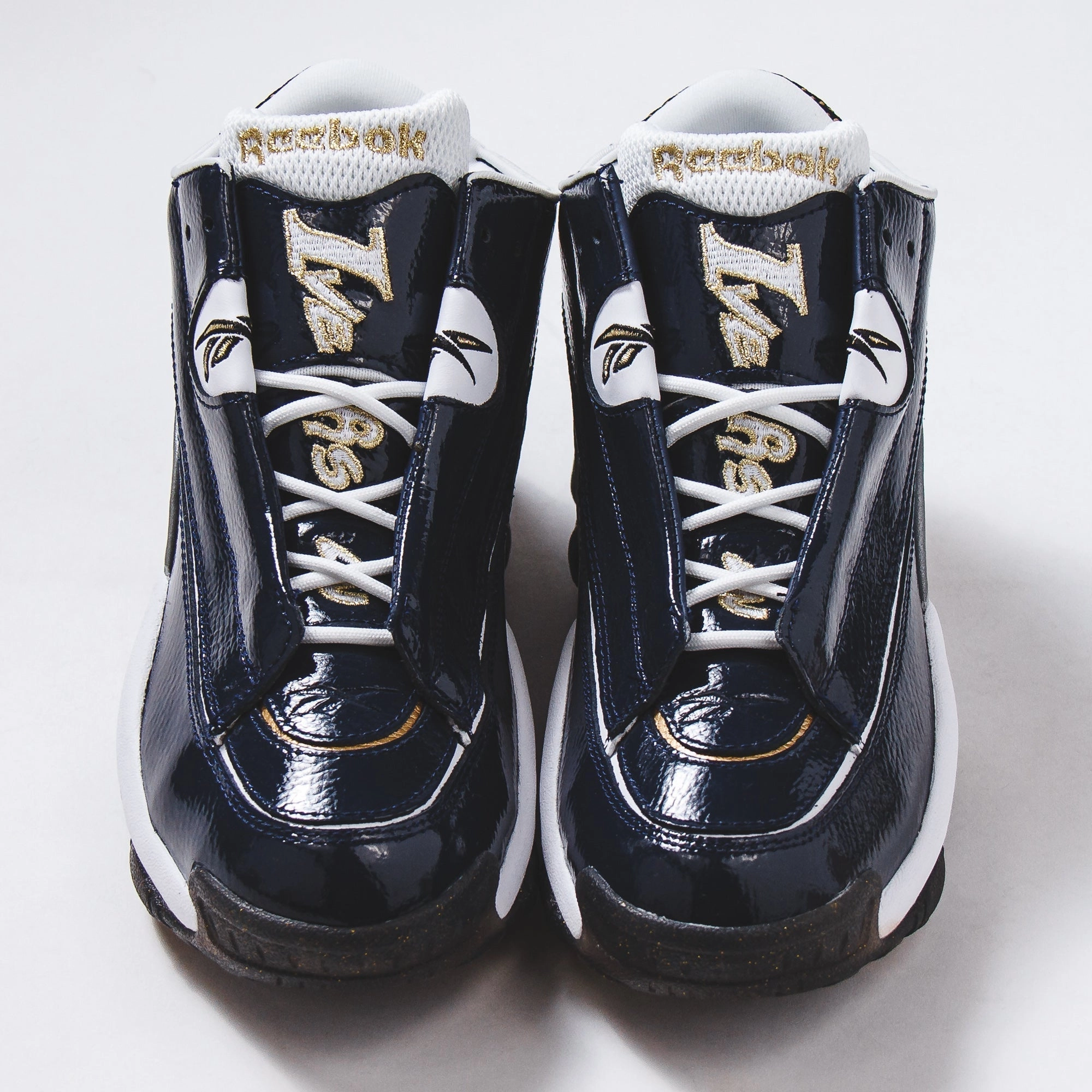 Reebok Classics Basketball Men The Answer DMX Allen Iverson Navy HR1061 Heat Dissipation Tech Torsional Support