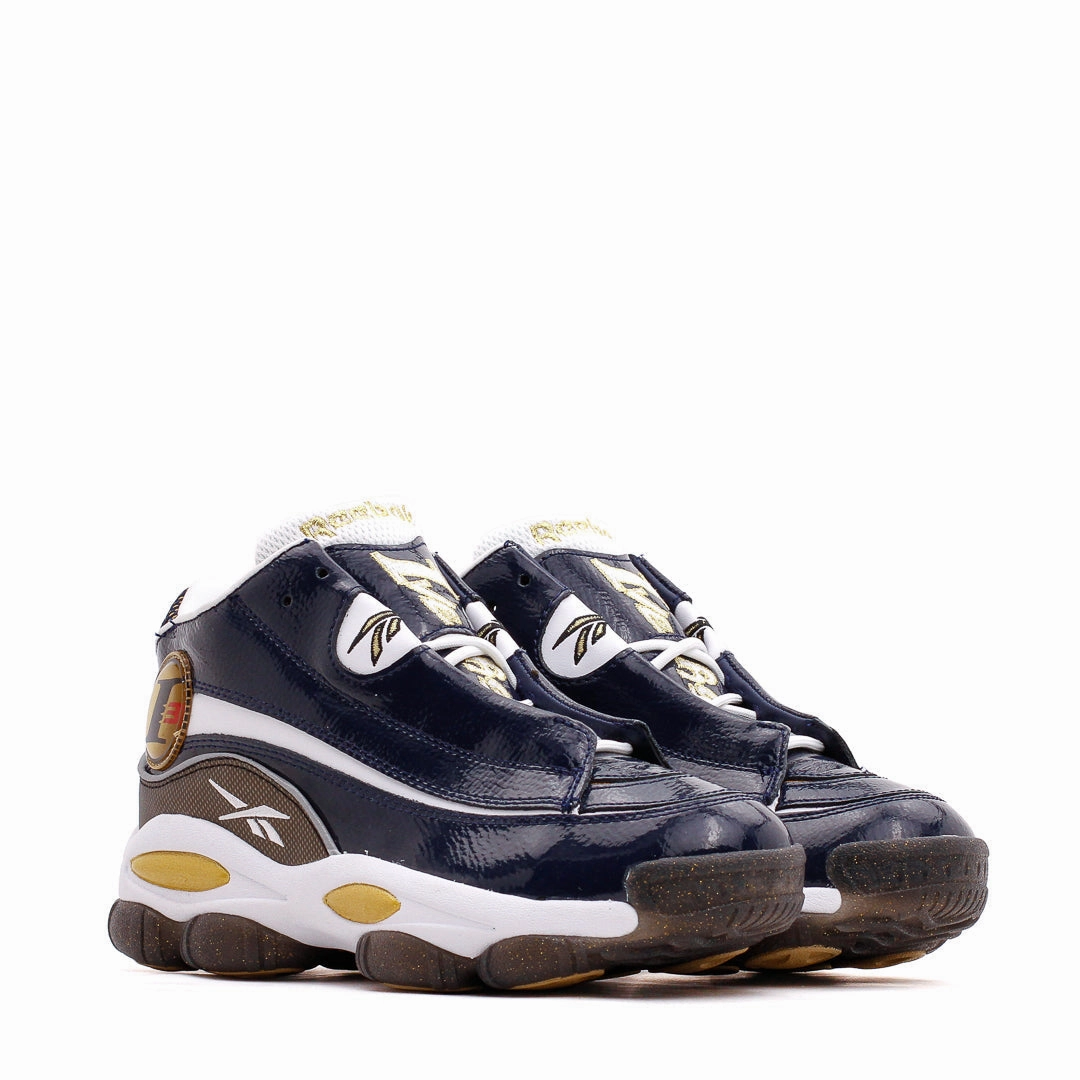 Slip Resistant Reebok Classics Basketball Men The Answer DMX Allen Iverson Navy HR1061