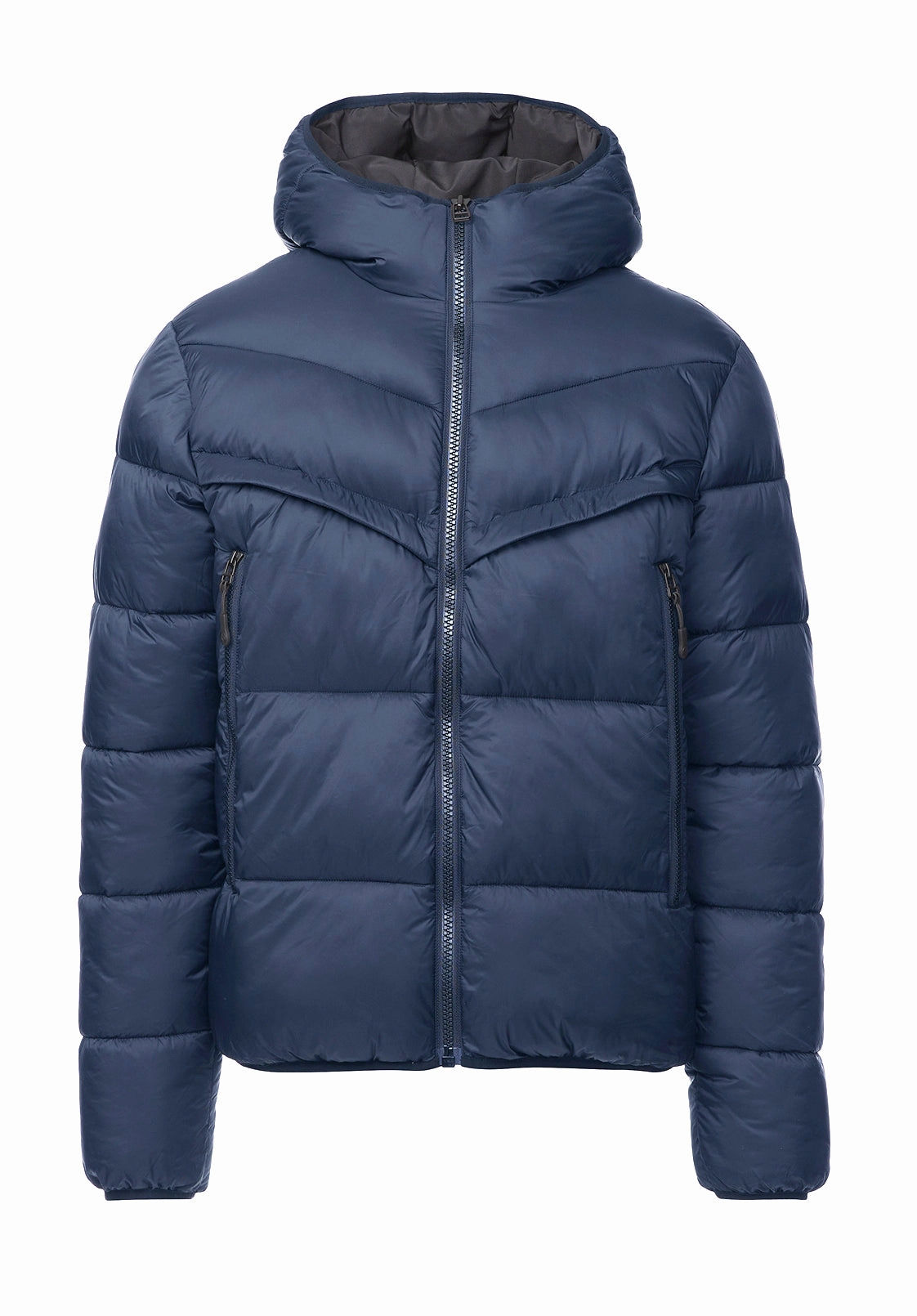 Jerome Navy Men's Hooded Puffer Jacket - OBMEF006 fall season