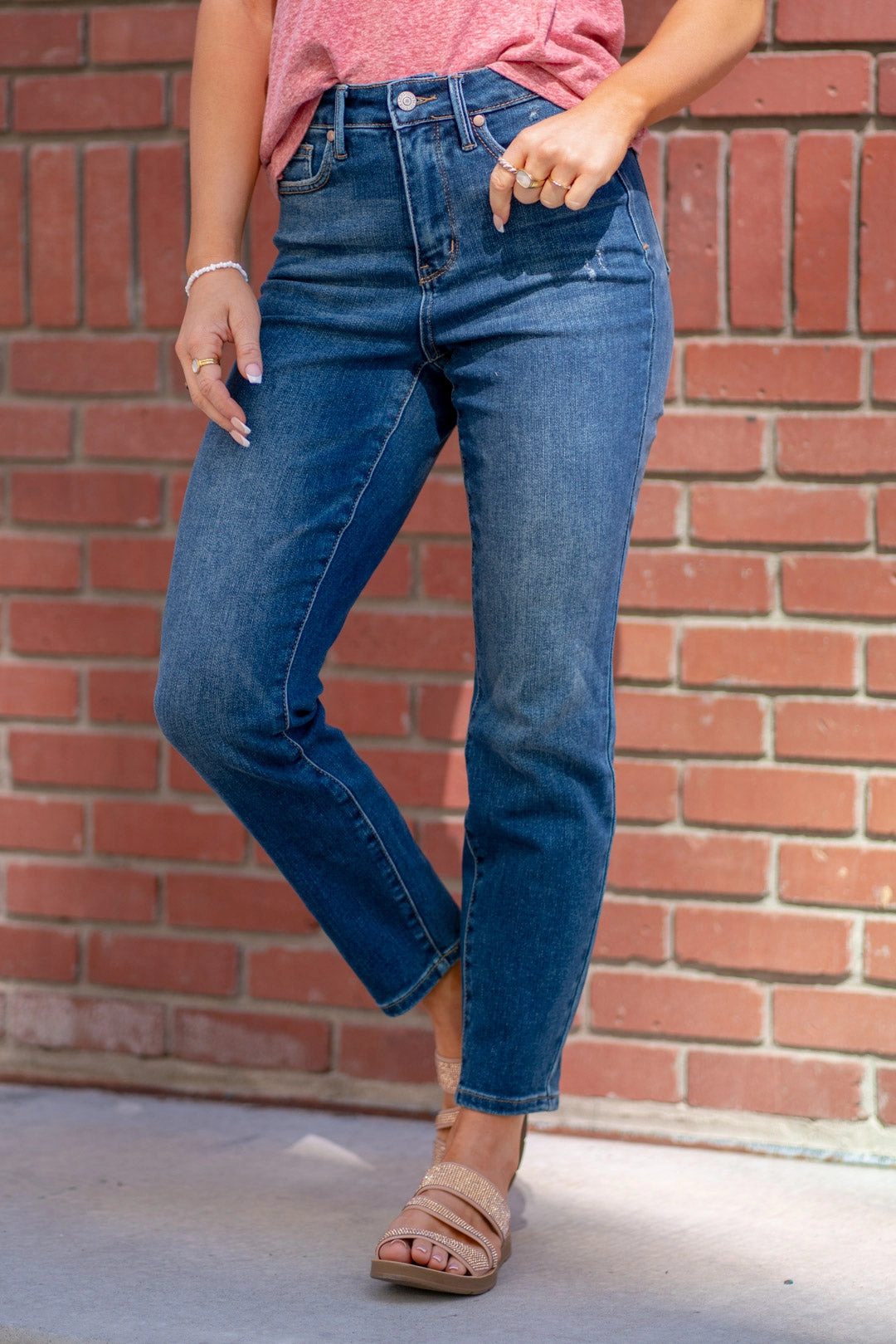 Chill Outfit Night Out Neutral Textured Johanna Tummy Control High Waist Slim Regular & Plus Sizes