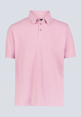 Kabold Men's Classic Polo, Lilas Pink - BM24515 WrinkleResistant Microfiber Technology