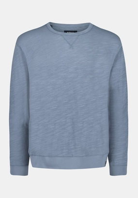 Kalder Men's Long-Sleeve Relaxed Top, Mirage - BM24740 SeamFree Knitting Flatlock Seams