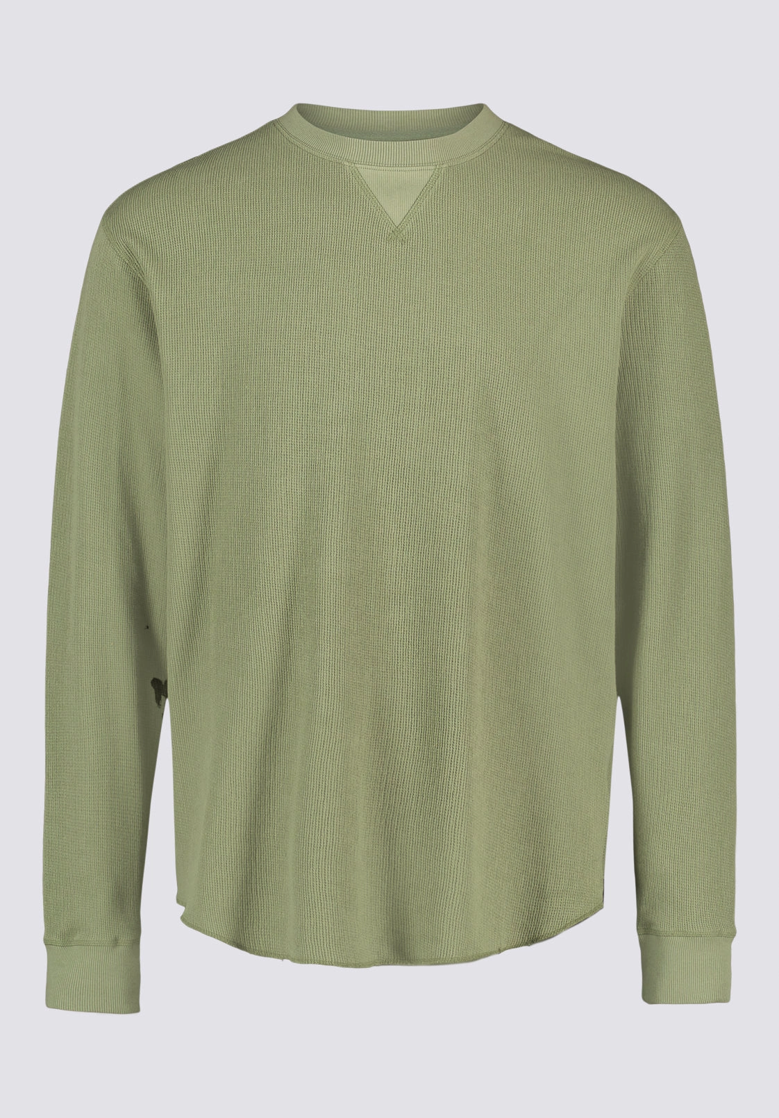 MoistureManagementSystem Kaleb Men's Long-Sleeve Crewneck Top, Hedge Green - BM24624