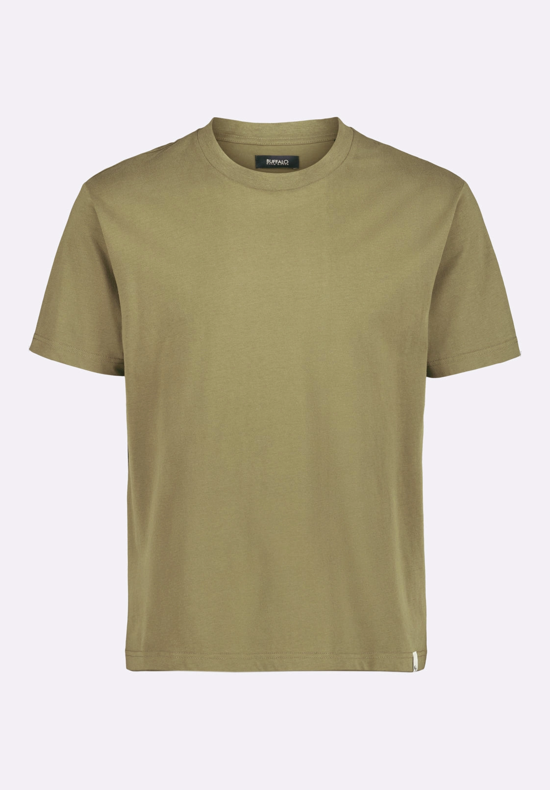 Kanto Men's Short-Sleeve Crew Neck Jersey T-Shirt, Fern - BM24603 High Collar Option