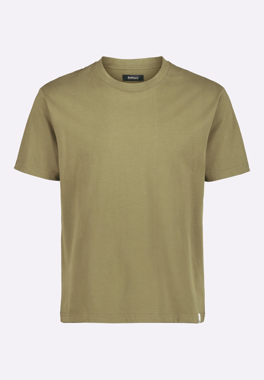 ChafeFreeEdging ButtonFront Kanto Men's Short-Sleeve Crew Neck Jersey T-Shirt, Fern - BM24603