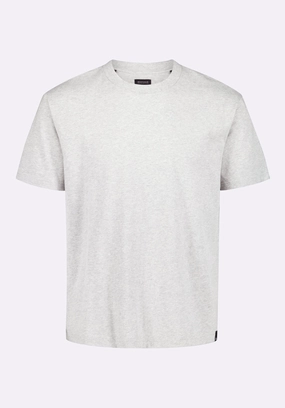 Kanto Men's Short-Sleeve Crew Neck Jersey T-Shirt, Heather Grey - BM24603 High Collar Protection Design hypoallergenic material