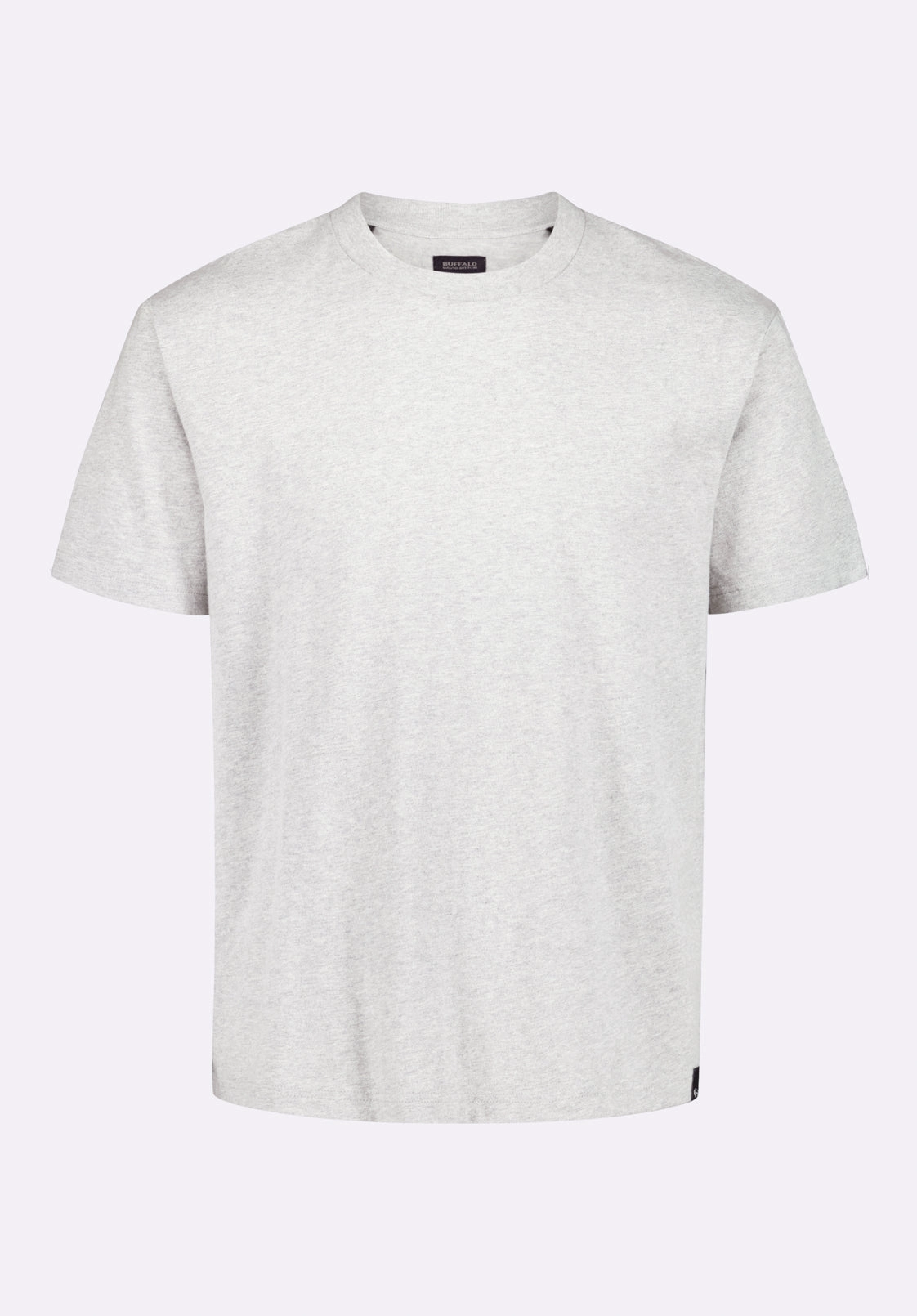 Kanto Men's Short-Sleeve Crew Neck Jersey T-Shirt, Heather Grey - BM24603 LongWearingComfort