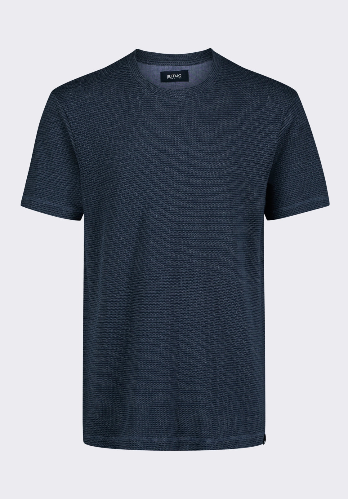 Karlton Men's Waffle-Knit Short-Sleeve Crewneck T-Shirt, Whale - BM24538 NonRestrictive Armholes Lightweight insulation