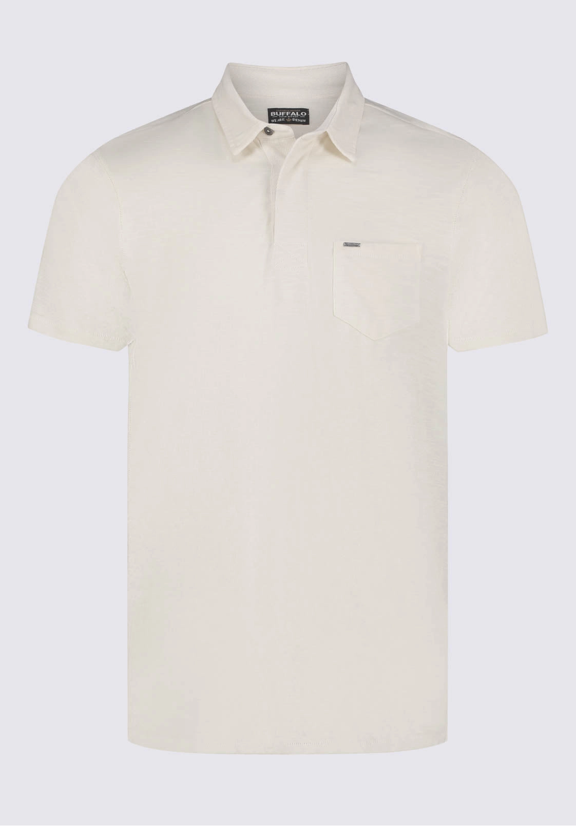 EthicallySourcedMaterial Kasper Men's Short-Sleeve Polo in White - BM24233