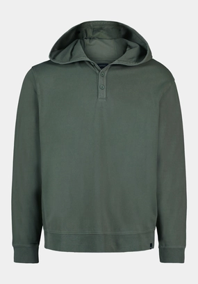 Kaye Men's Relaxed Pullover Hoodie, Dark Forest - BM24675 Ventilation Panel