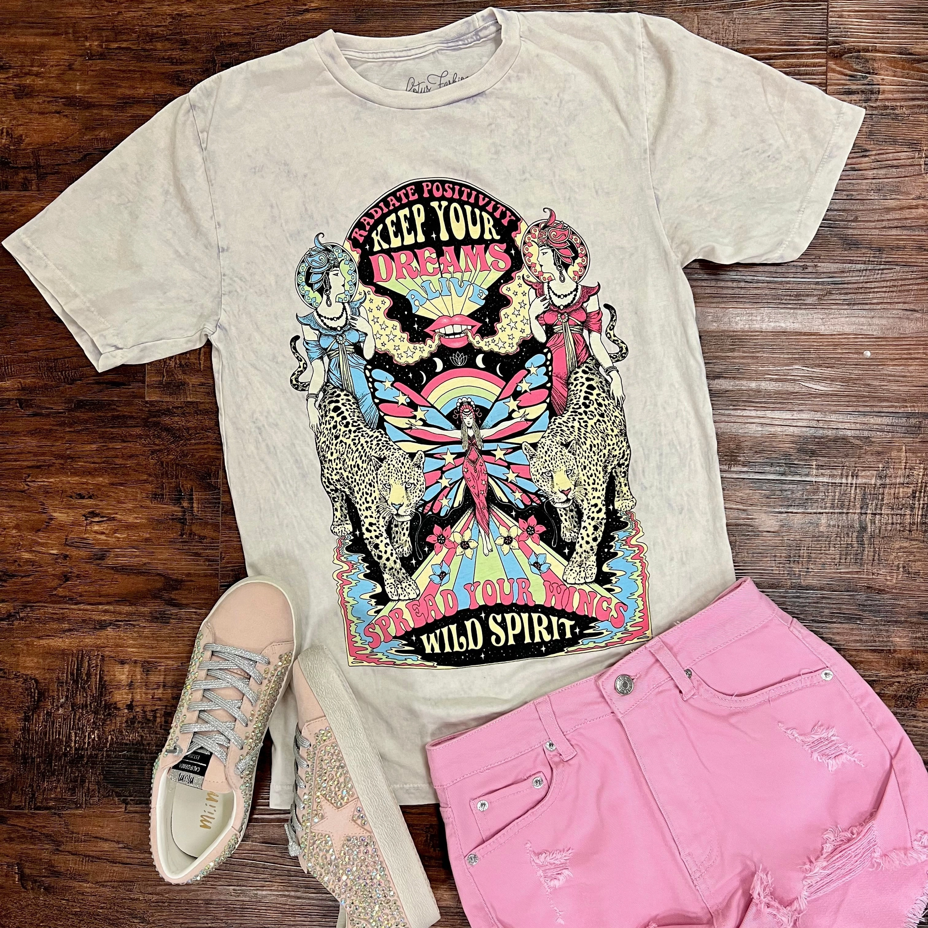 Keep Your Dreams Alive Graphic Tee LatticeKnit