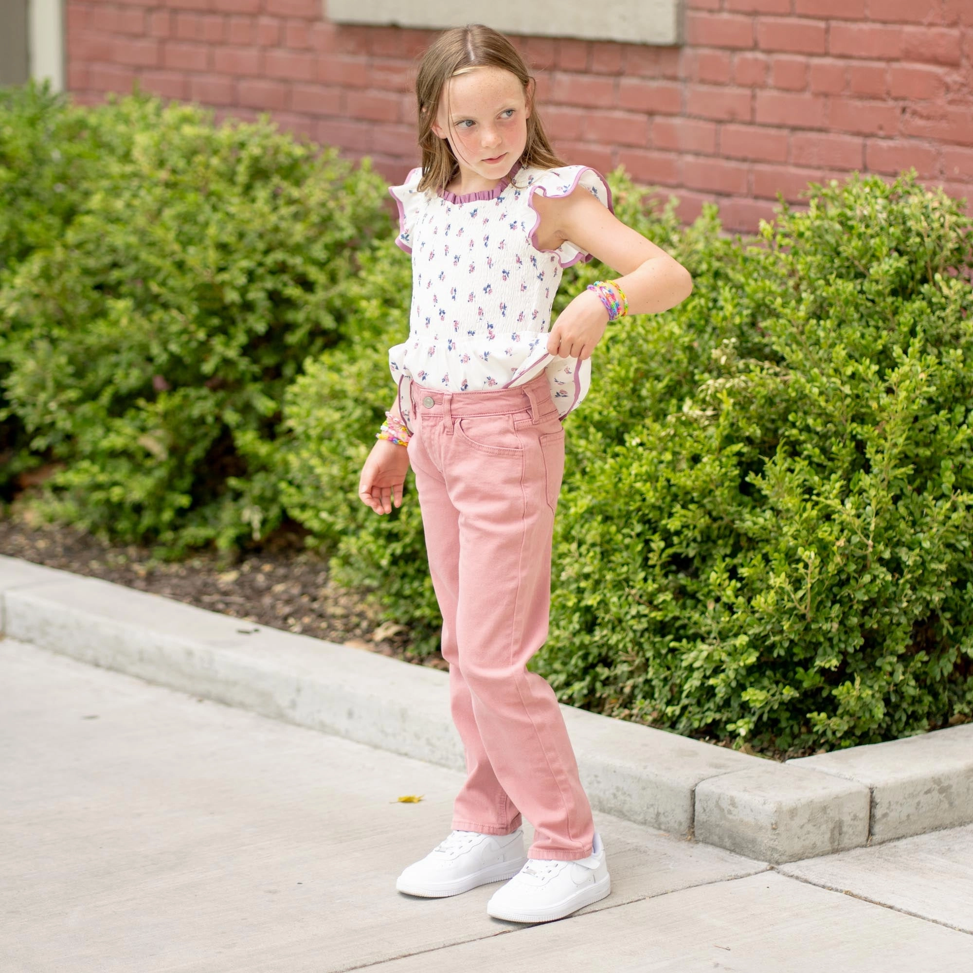 Clean Fit standard fit Kids Uniqua Ultra High Rise 90's Straight