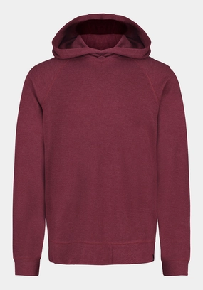 Kimber Men's Relaxed Hooded Sweatshirt, Maroon Banner - BM24668 ReinforcedShoulders Reversible design