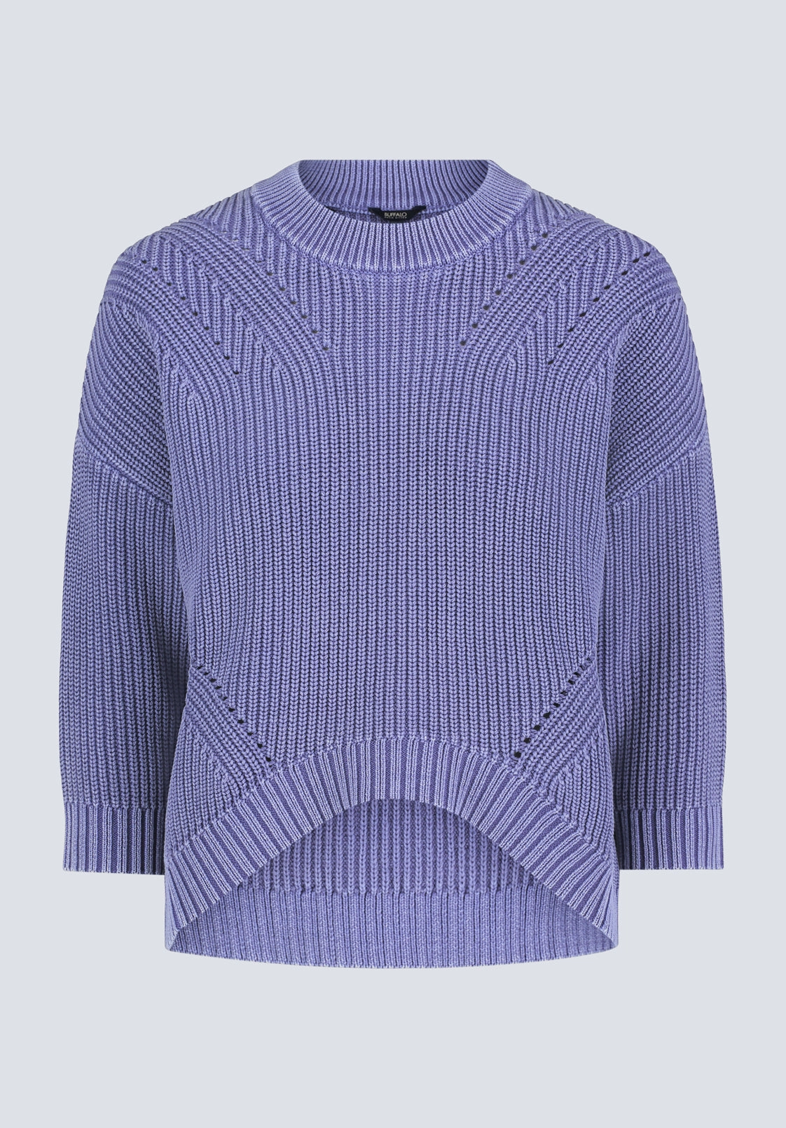 Everyday Comfort Elegant Comfort Kassanda Women's 3/4 Sleeve Knit Sweater, Blue - SW0100H