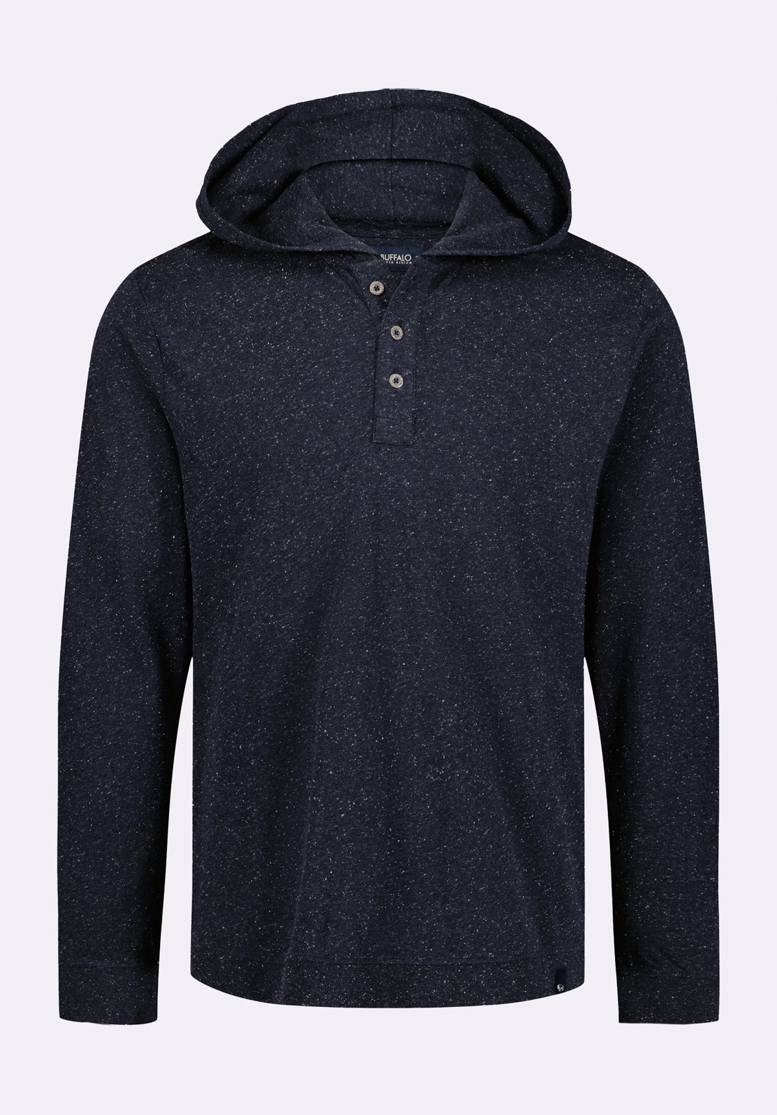 Kolder Men's Relaxed Fit Hooded Henley Top, Whale - BM24544 Lightweight Jacket casual top