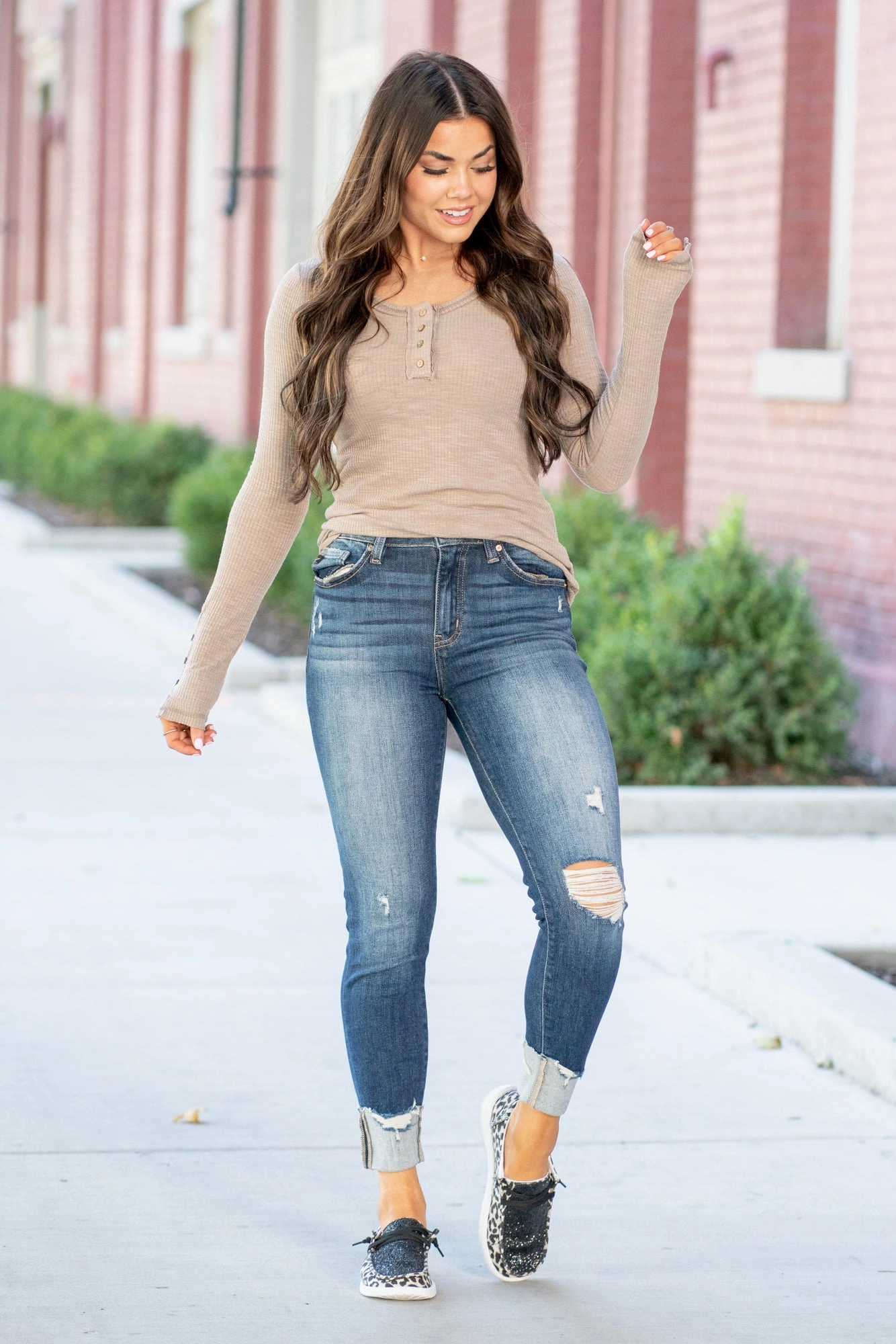 Smooth Comfort Albany High Rise Cuffed Hem Ankle Skinny