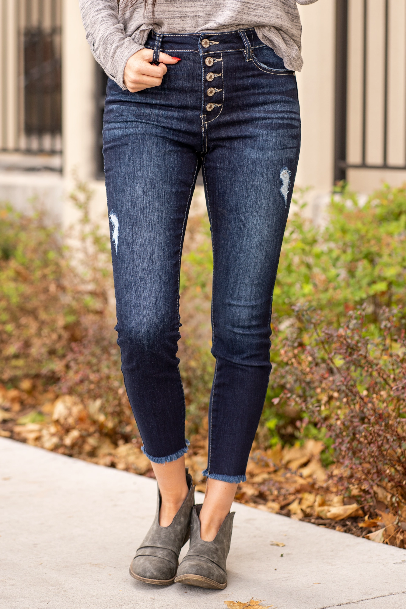 Urban Ready Laurel High Rise Button Fly Skinny