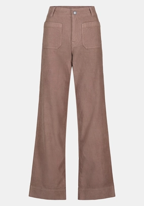 High Rise Wide Leg Adele Women's Pants, Leafless Tree - BL16138 DoubleLayeredKnees Outdoor Flex