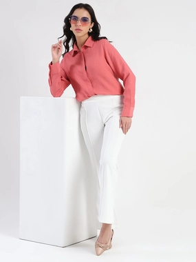 Lightweight Layers Madame Coral Rayon Blend Shirt