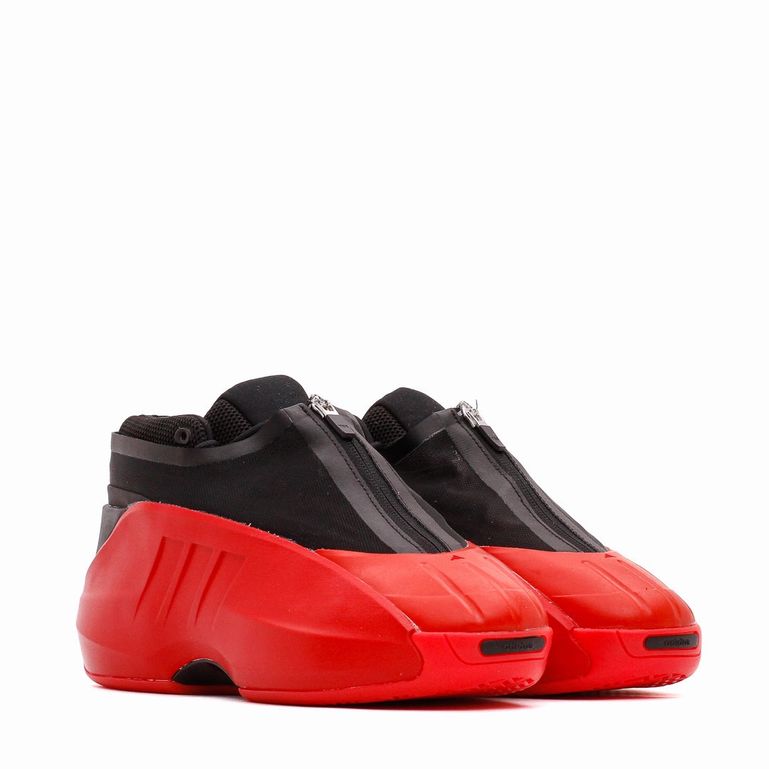 Comfortable Tongue Adaptive Flex Notches Adidas Basketball Men Crazy IIInfinity Red Black IF4540