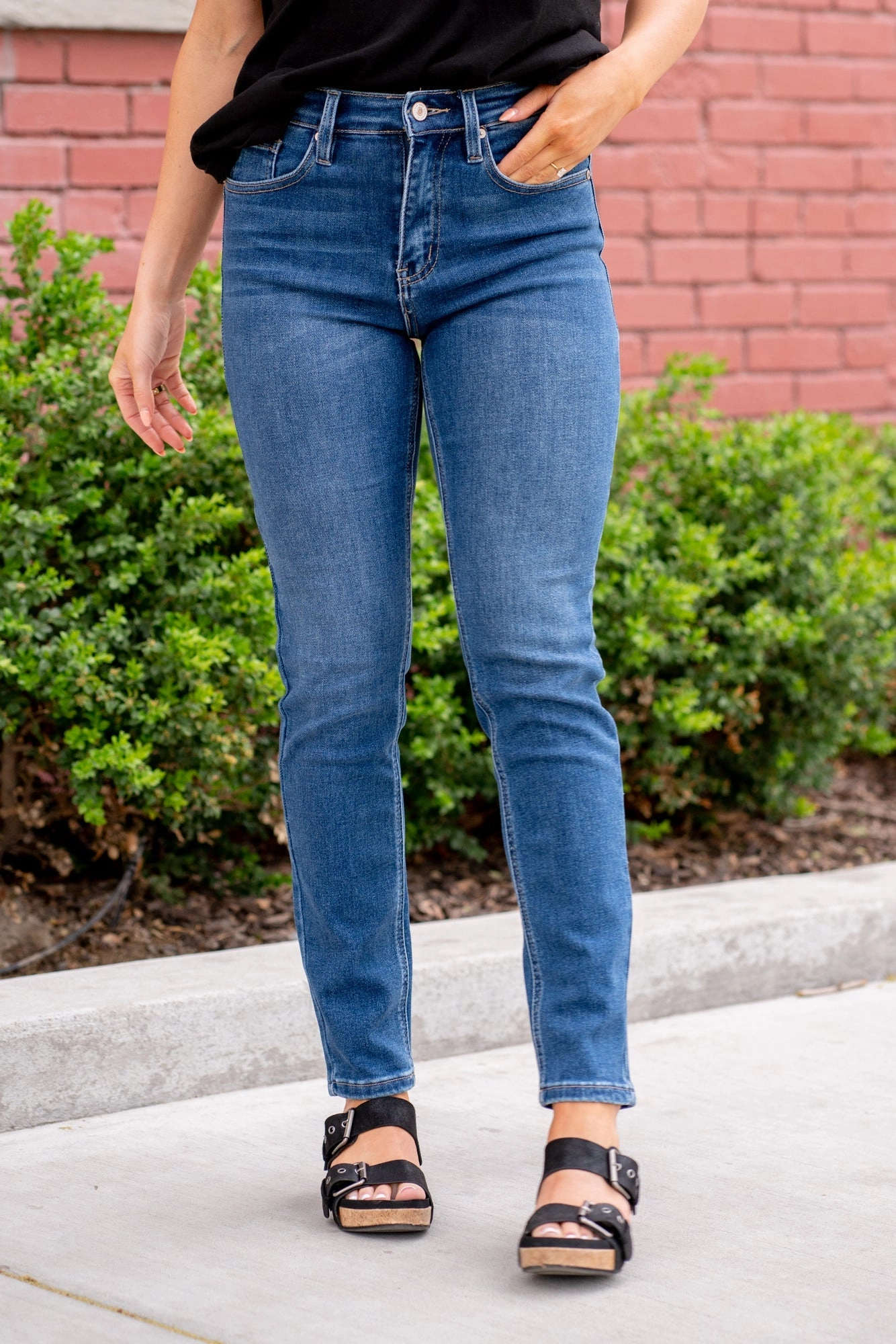 Plus Size Harper-Rose High Rise Cigarette Straight Fit Versatile Weekend Style