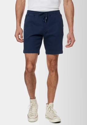 Sporty Fit Design AntiSnagTechnology Higgers Cotton Twill Blend Shorts, Whale - BM23934