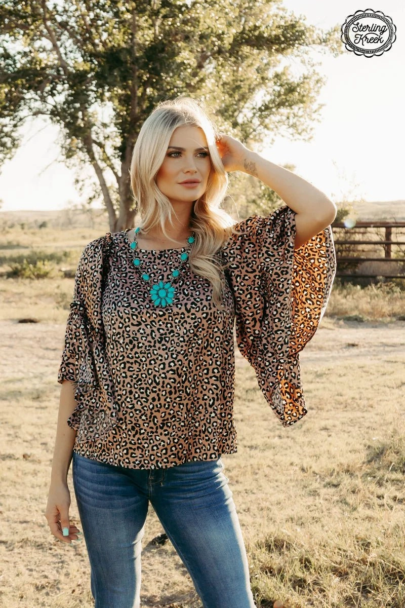 Lightweight Jacket Into The Night Leopard Top