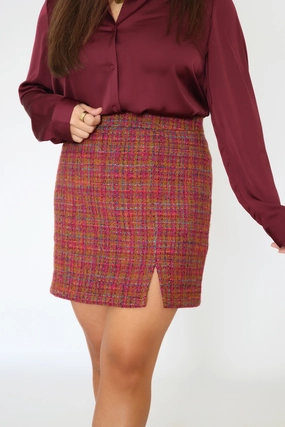 Lilly Tweed Skirt (FINAL SALE) Fresh Texture