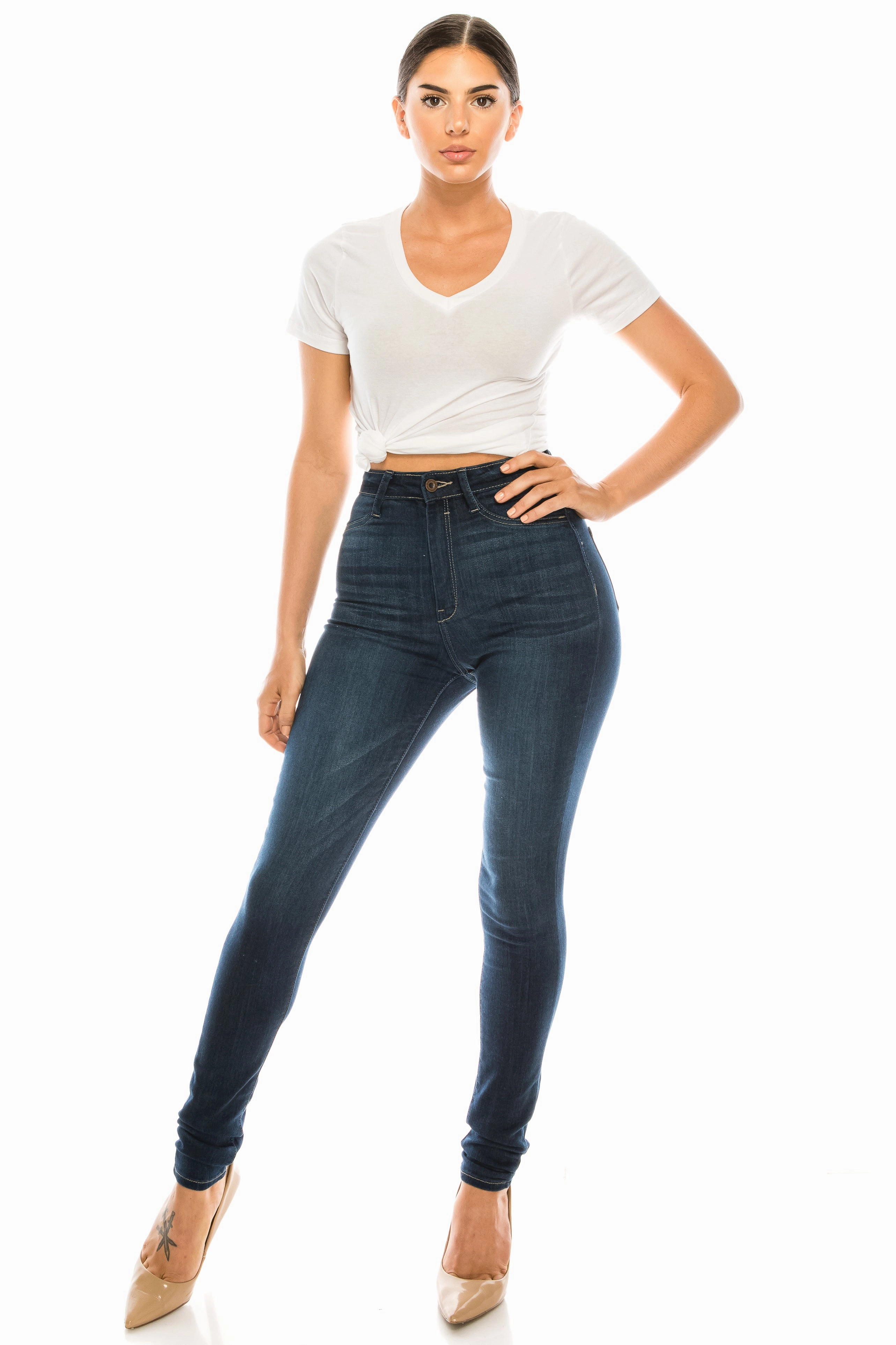 4690 Women's High Waisted Skinny Jeans Closet Must