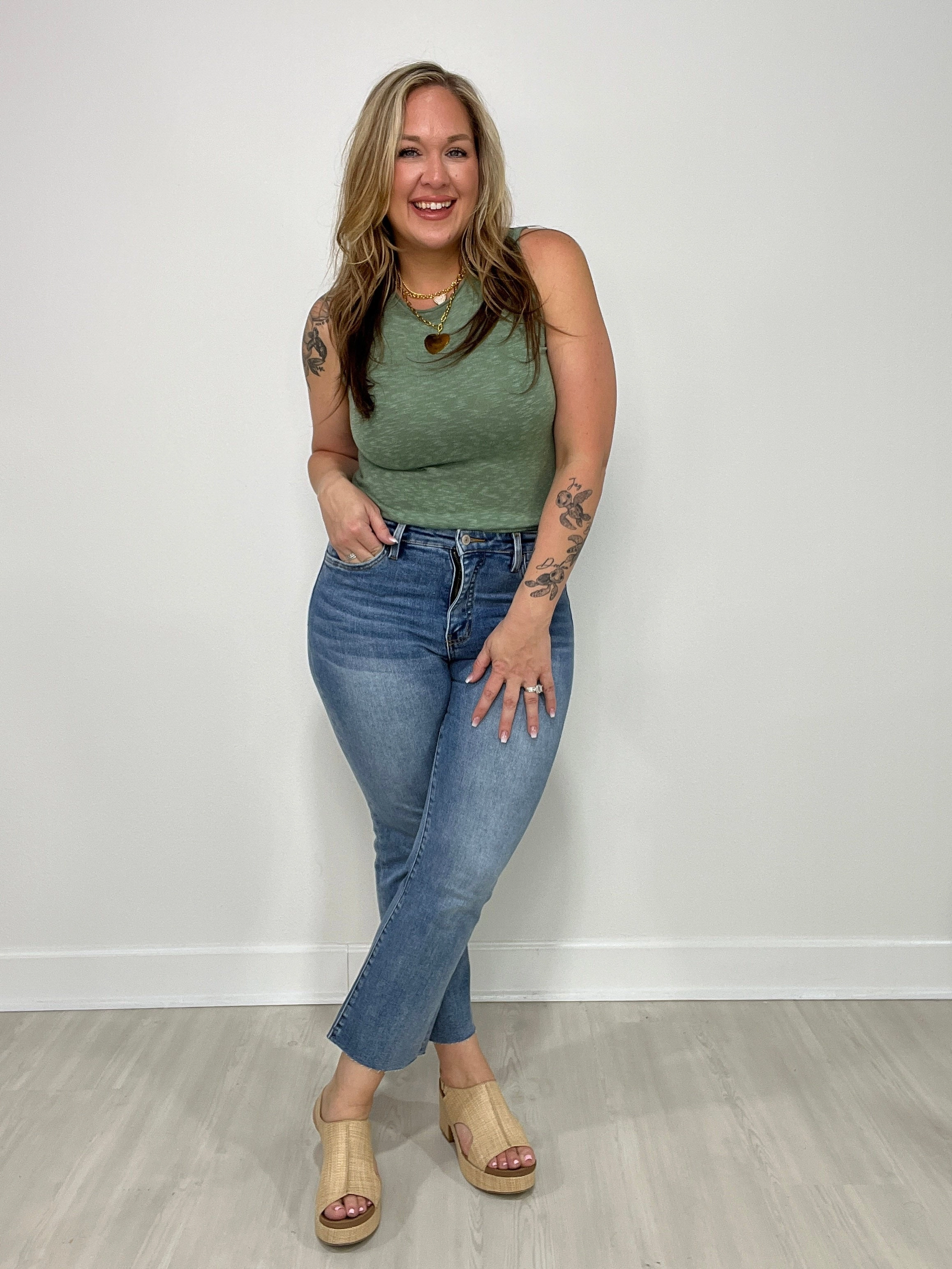 Simple Outfit Always Needed Lovervet by Vervet EASY ON ME Hi-Rise Kick Flare Jeans